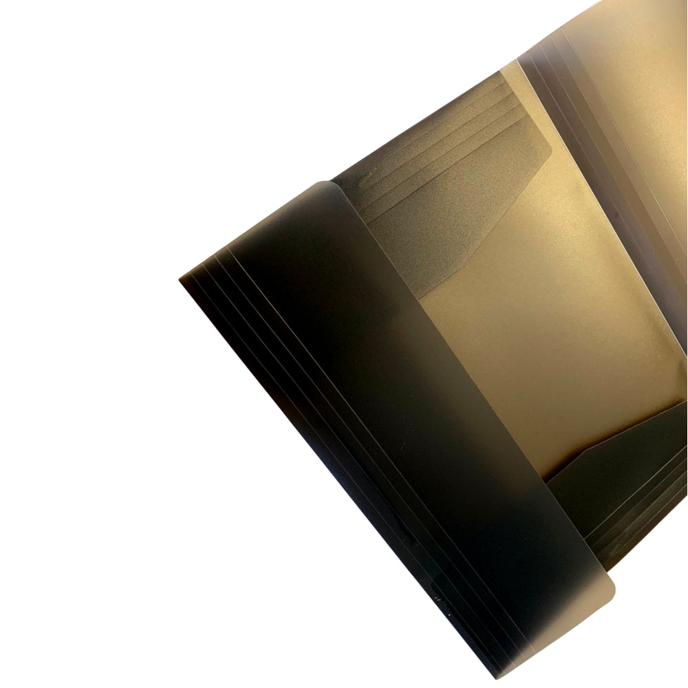 Pack of 12 A4 Clearview Black 3 Flap Folders with Elasticated Closure