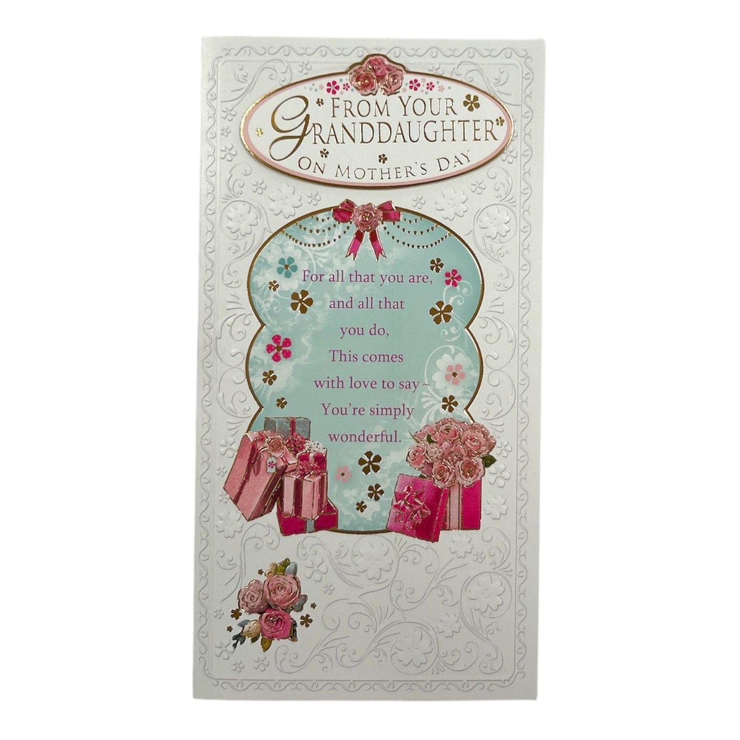 From Your Granddaughter Gifts & Flowers Design Mother’s Day Card