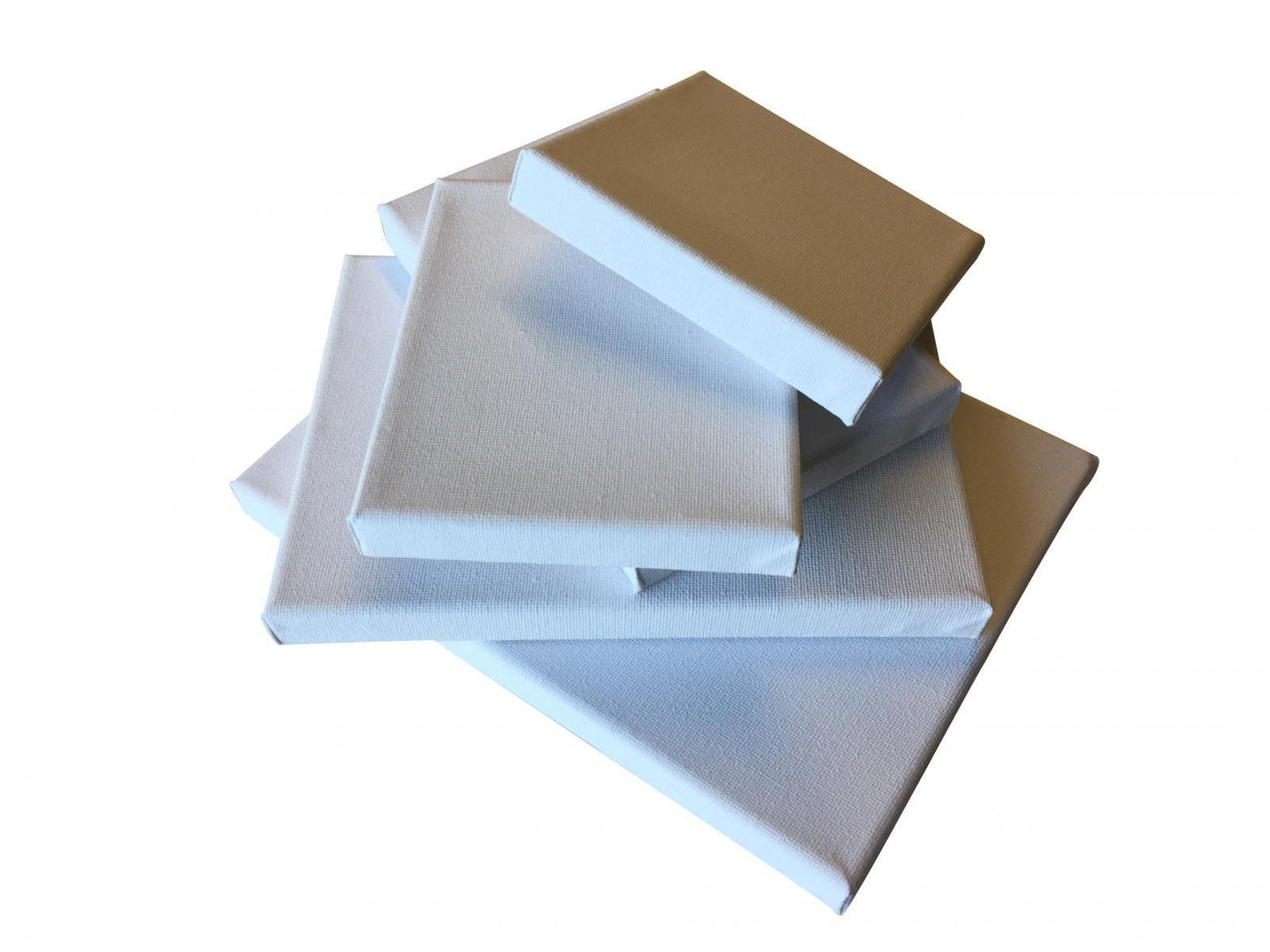 Set of 14 Assorted Sizes Blank White Stretched Board Art Frame 280gsm Canvas By Janrax