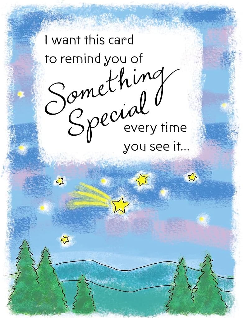 Something Special Starry Night Greeting Card with Nature Scene