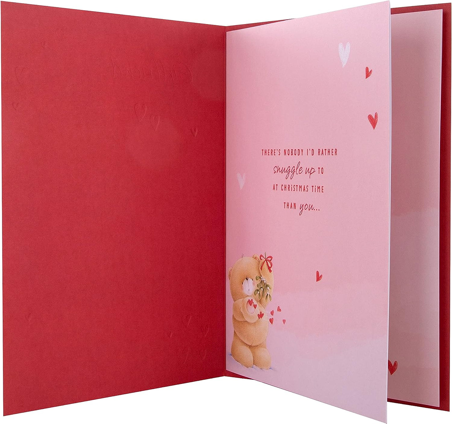 Cute Forever Friends with Hearts Design For Girlfriend Boxed Christmas Card