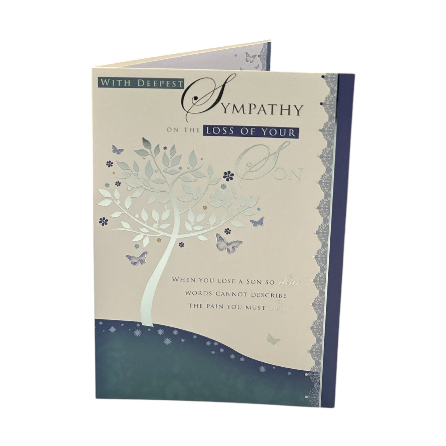 With Deepest Sympathy On Loss of Your Son Echoes of Remembrance Card