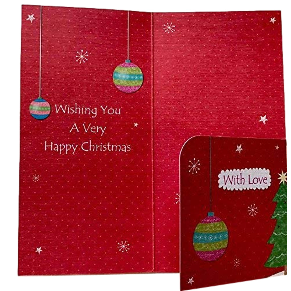 Pack of 12 Grandson Christmas Money Wallet Cards by Wishing Well