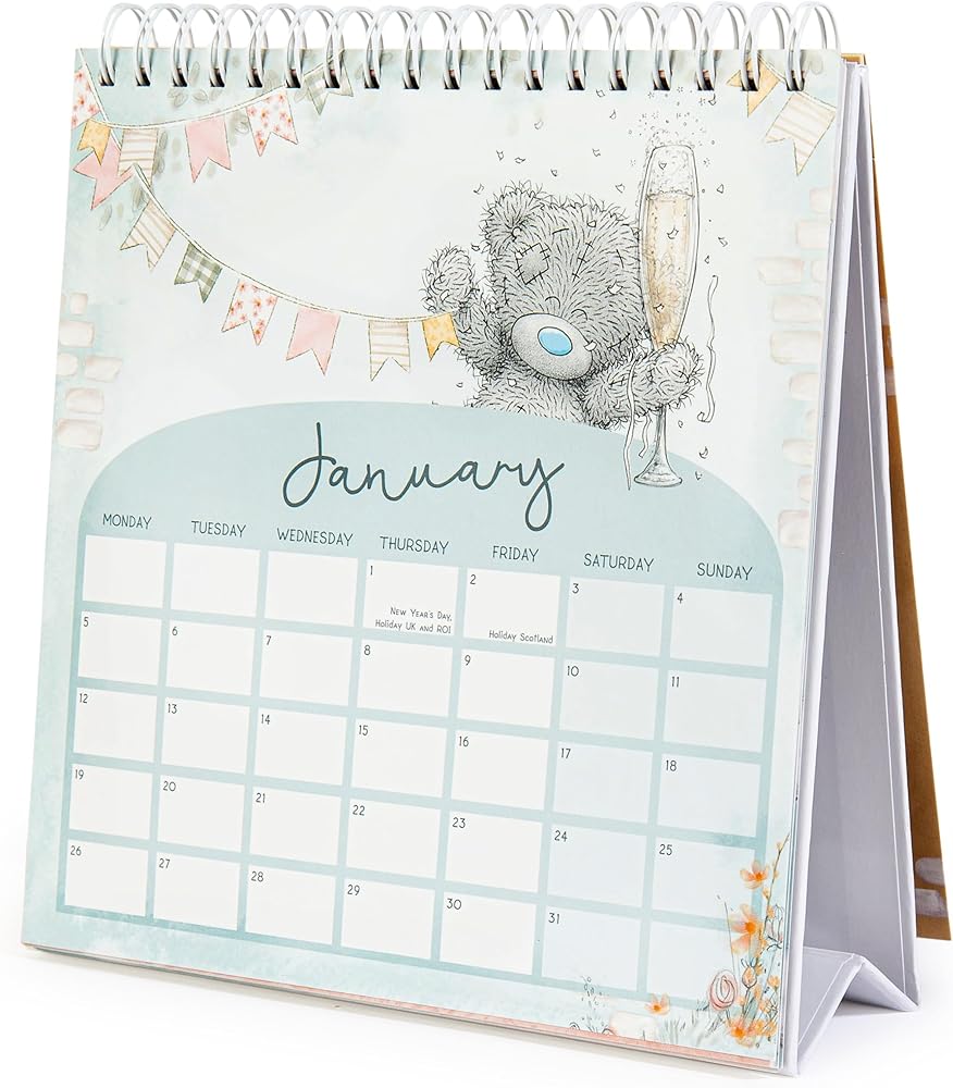Me to You Tatty Teddy 2026 Desk Calendar
