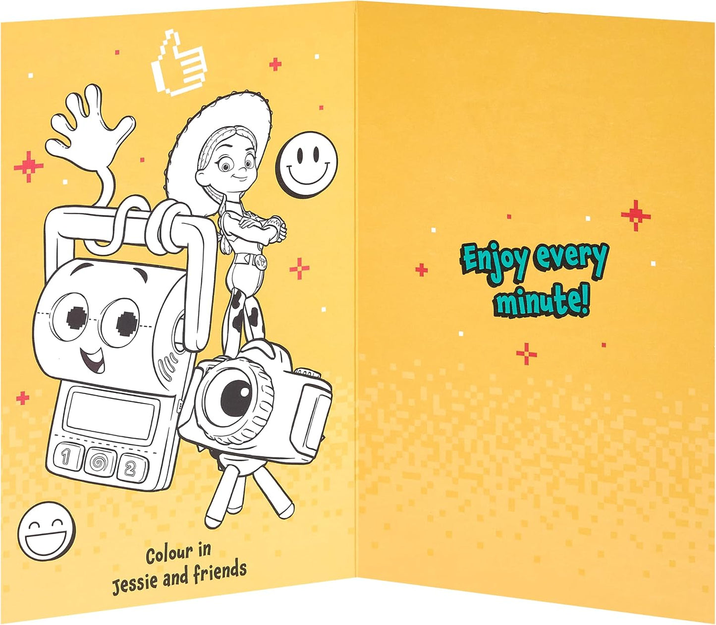 Disney Fun Toy Story 5 Design 3rd Birthday Card with Activity Inside