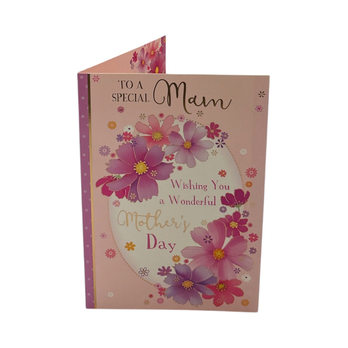 To A Special Mam Pastel Flowers Design Mother's Day Card
