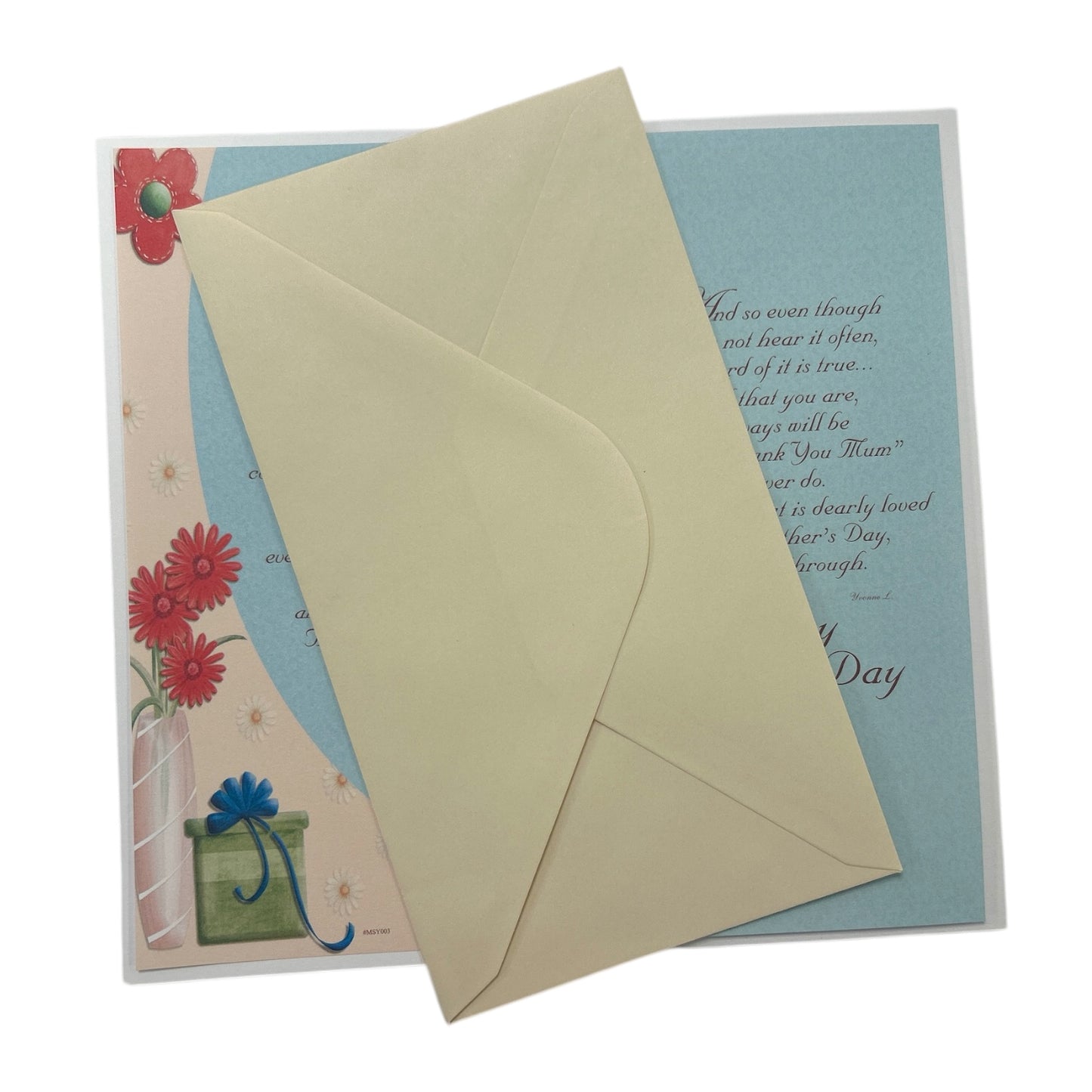 Special Thank You To Mum Vintage-Style Mother's Day Card