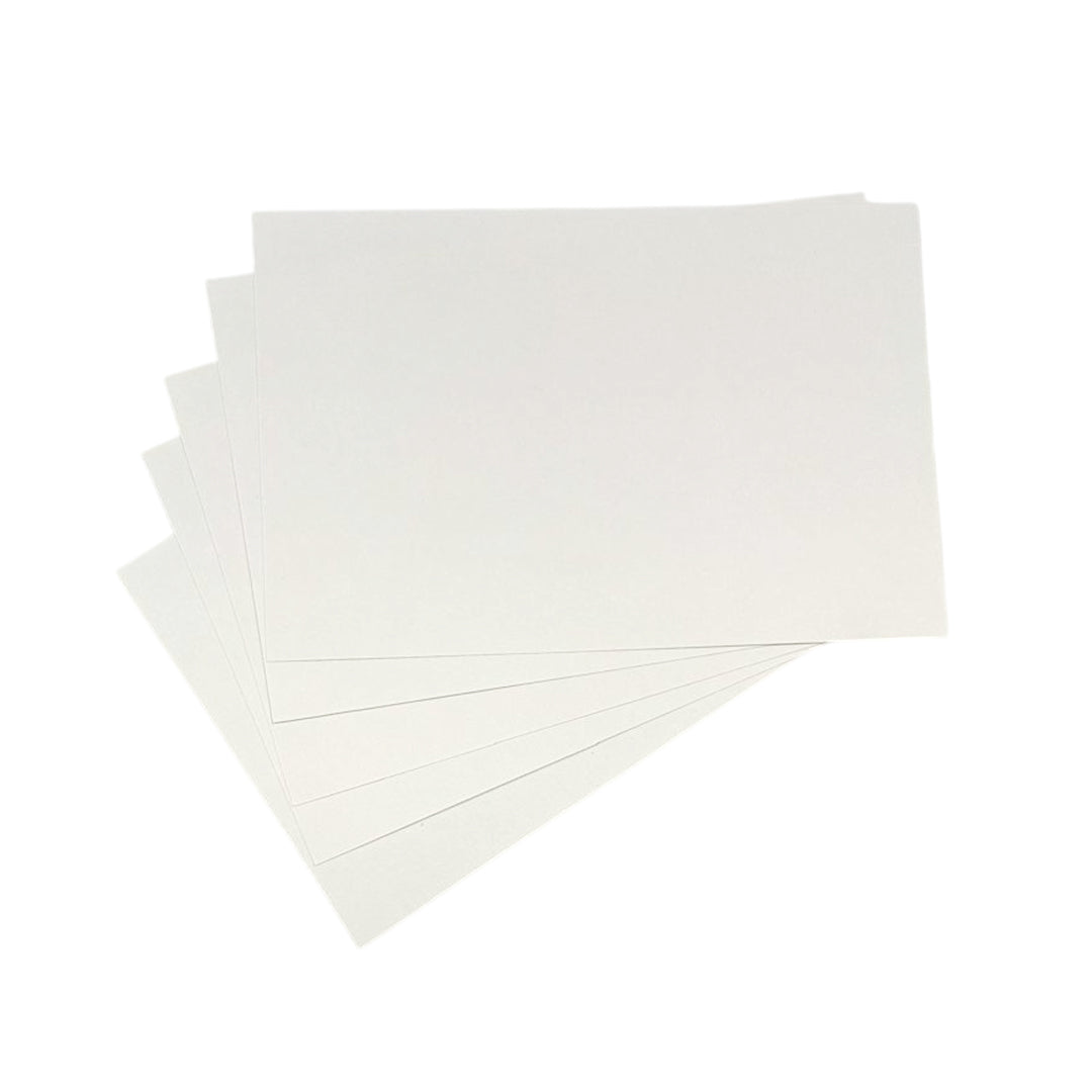 Pack of 1200 White Plain 6x4" Record Cards – Blank Study Index Cards for Notes, Revision