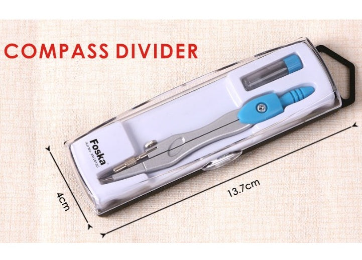 Compass Divider with Replaceable Leads