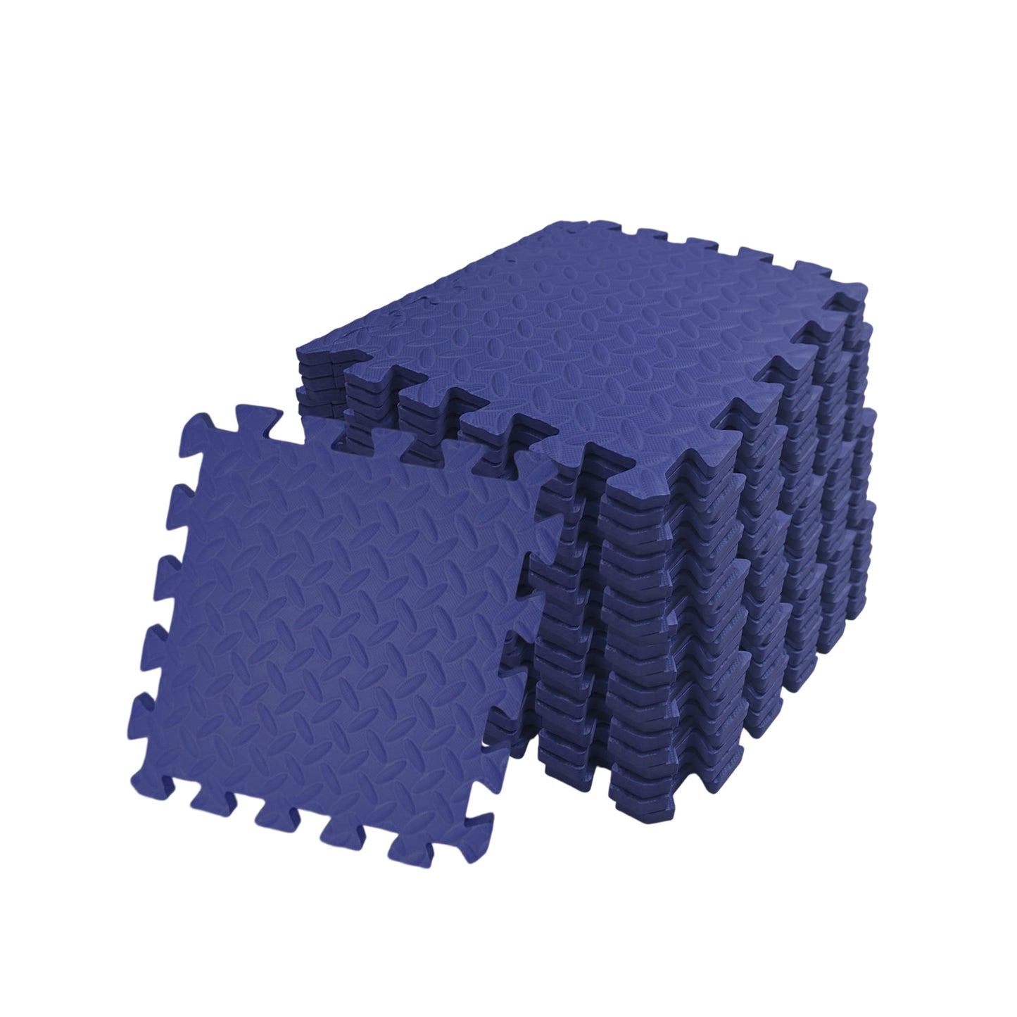 Pack of 4 30x30cm Navy Blue Coloured 1cm Thick EVA Foam Mats