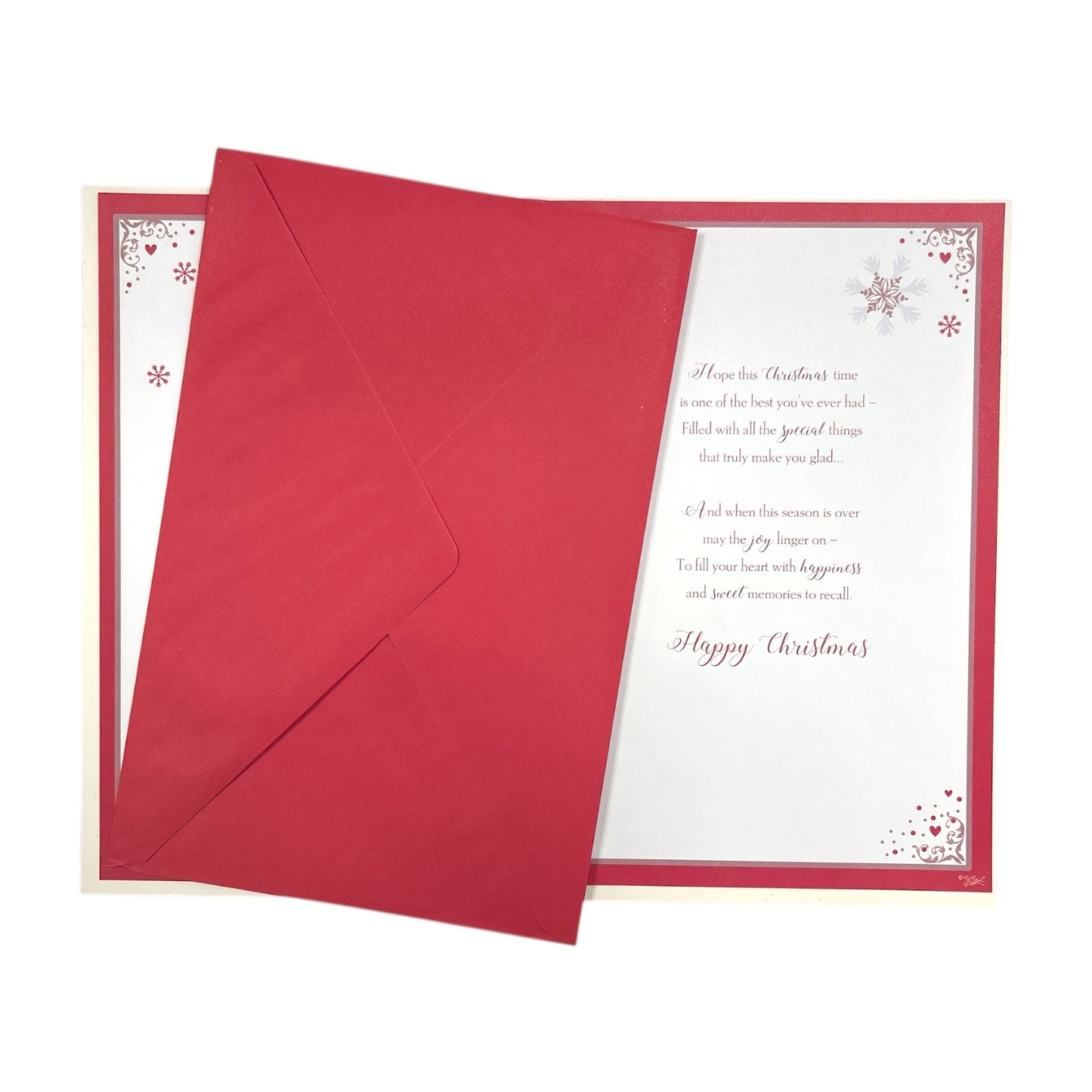 For a Dear Son and Partner Couple Walking in Winter Wonderland Design Christmas Card