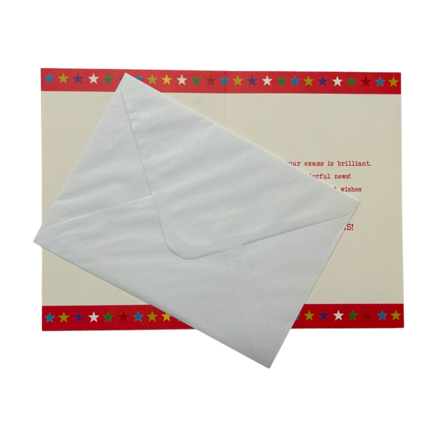 To Son You Passed Your Exam Multi Stars Design Congratulations Card