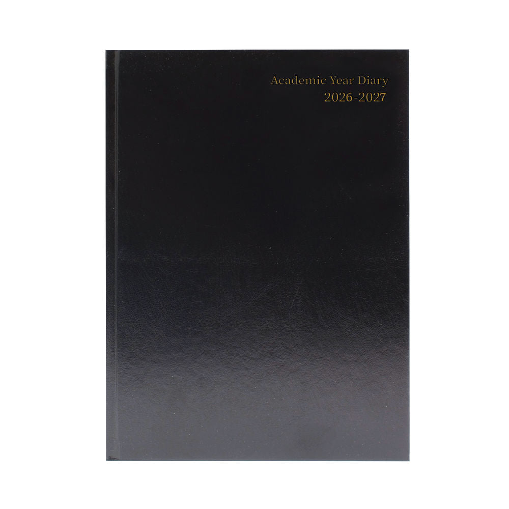 Janrax 2026-2027 A5 Week To View Black Academic Diary