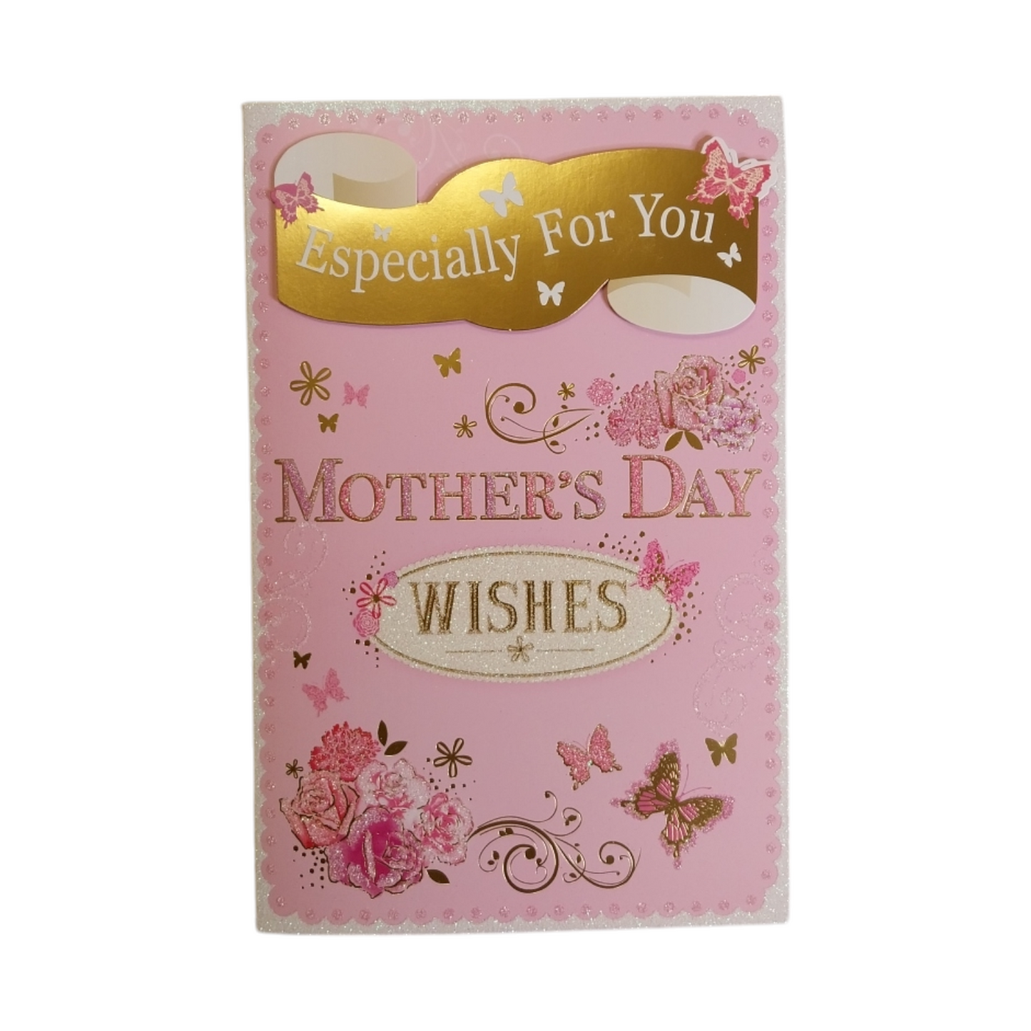 Especially For You Butterflies and Flowers Design Mother's Day Boxed Card