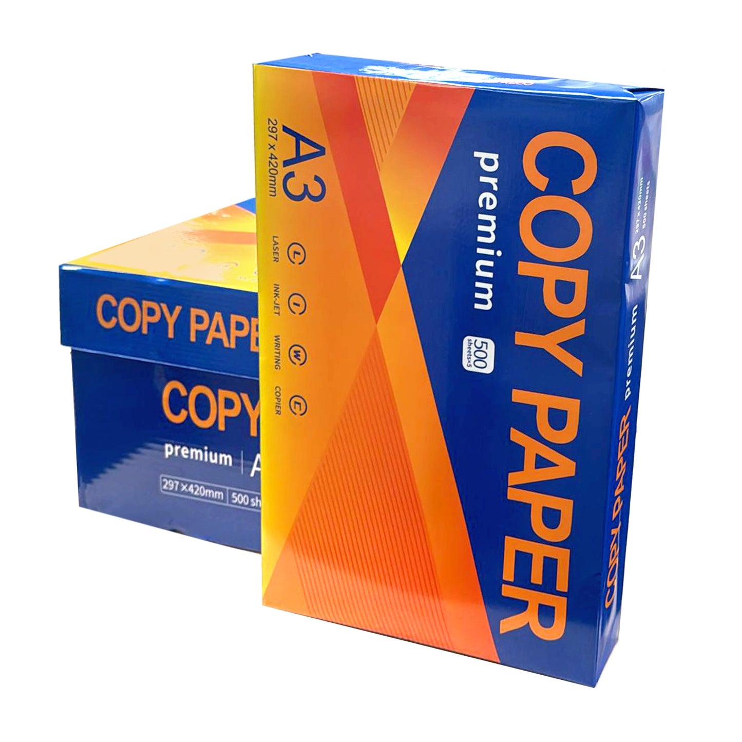 A3 Copier Paper 80gsm – 5 Reams (2500 Sheets) | High-Quality White Copy Paper for Inkjet, Laser Printers & Photocopiers