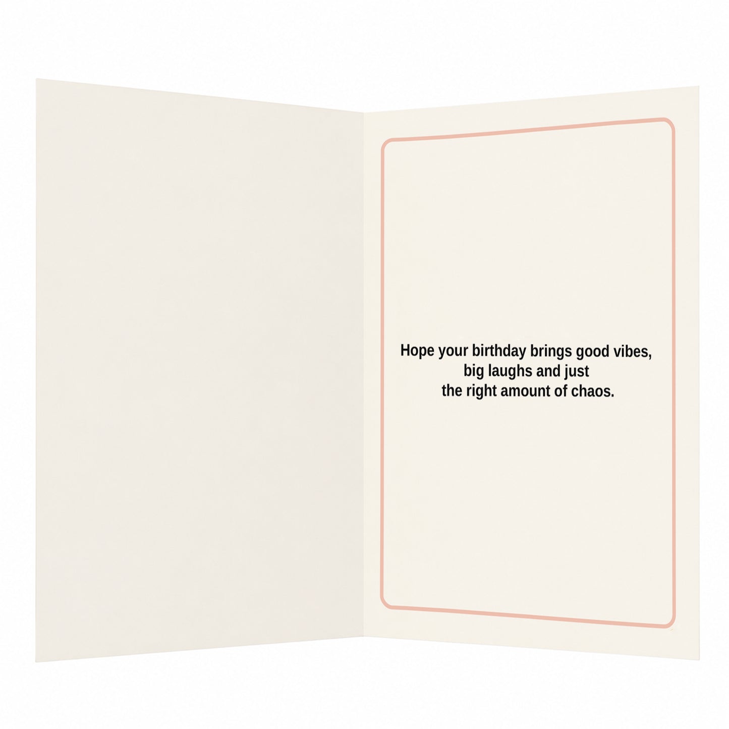Energy Chaotic Good Design Birthday Card
