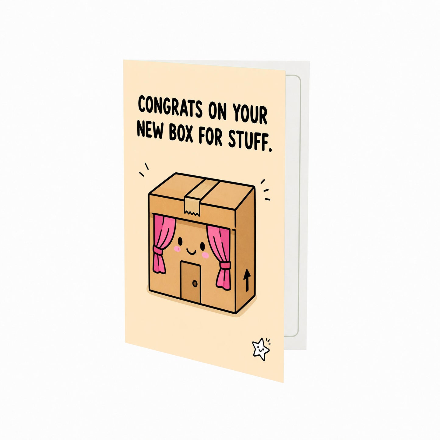 Cardbox Design for Stuff New Home Congratulations Card
