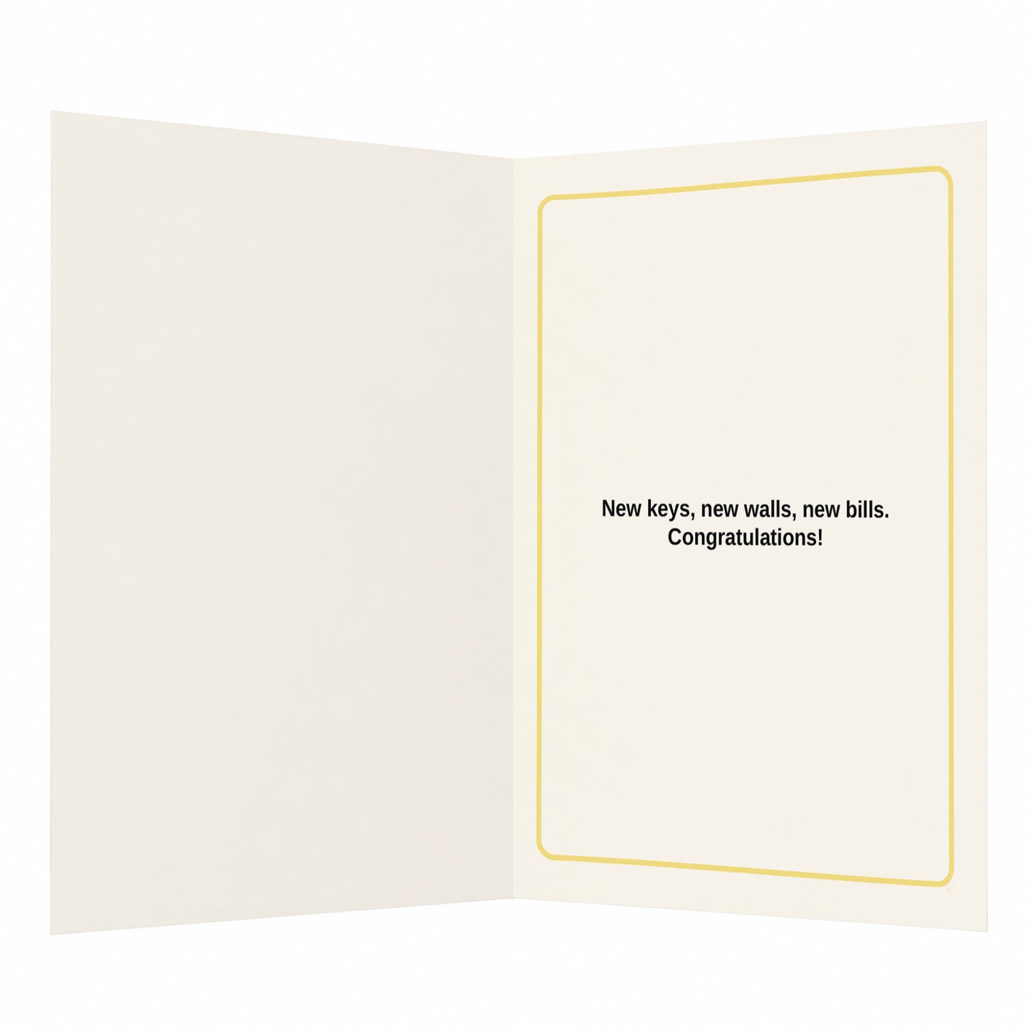 Home Sweet Mortgage New Home Congratulations Card