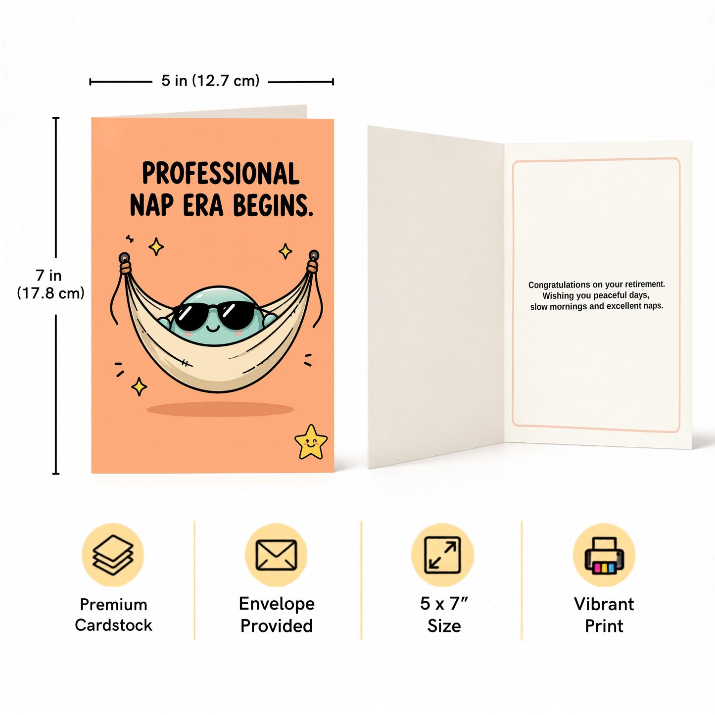 Professional Nap Era Begins Retirement Congratulations Card