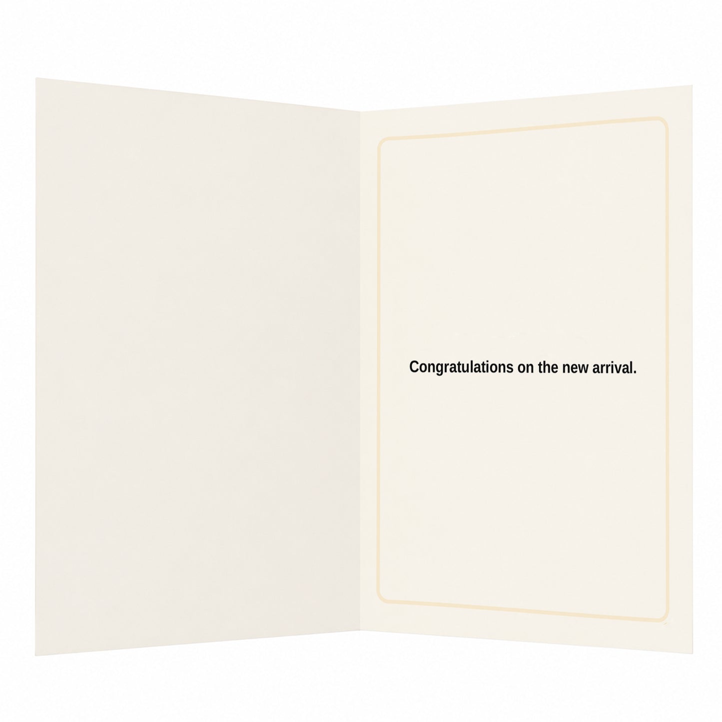 Smol But In Charge New Baby Congratulations Card