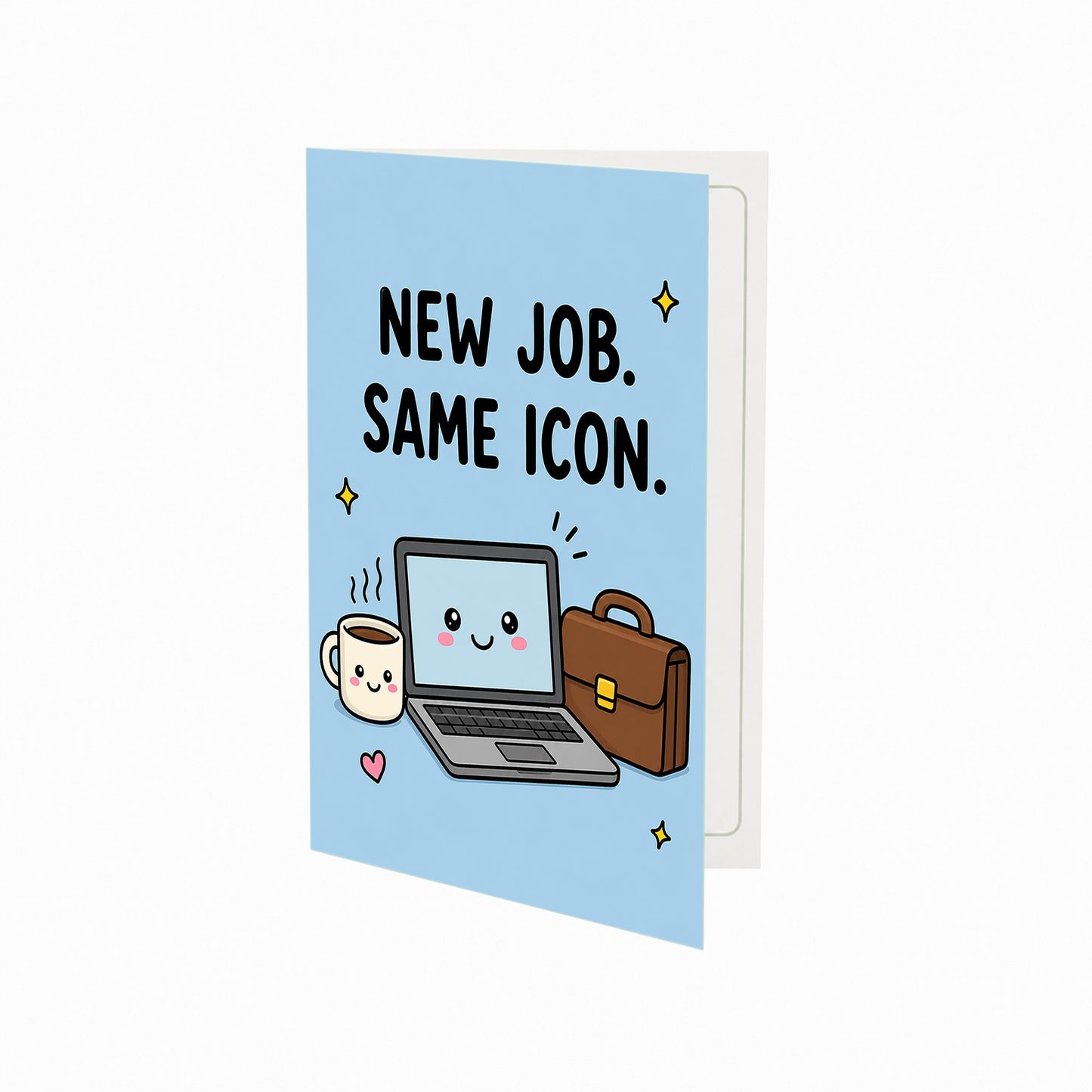 Same Icon New Job Congratulations Card