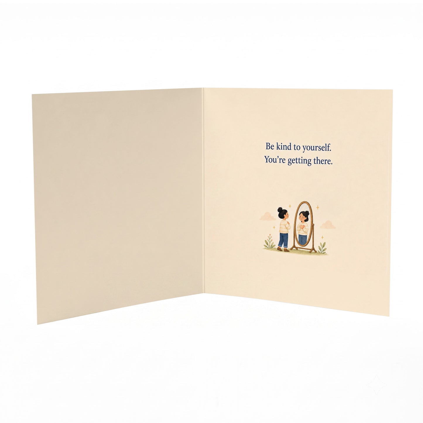 You're Doing Better Than You Think Encouragement Card Self Love, Care, Mental Health, Confidence