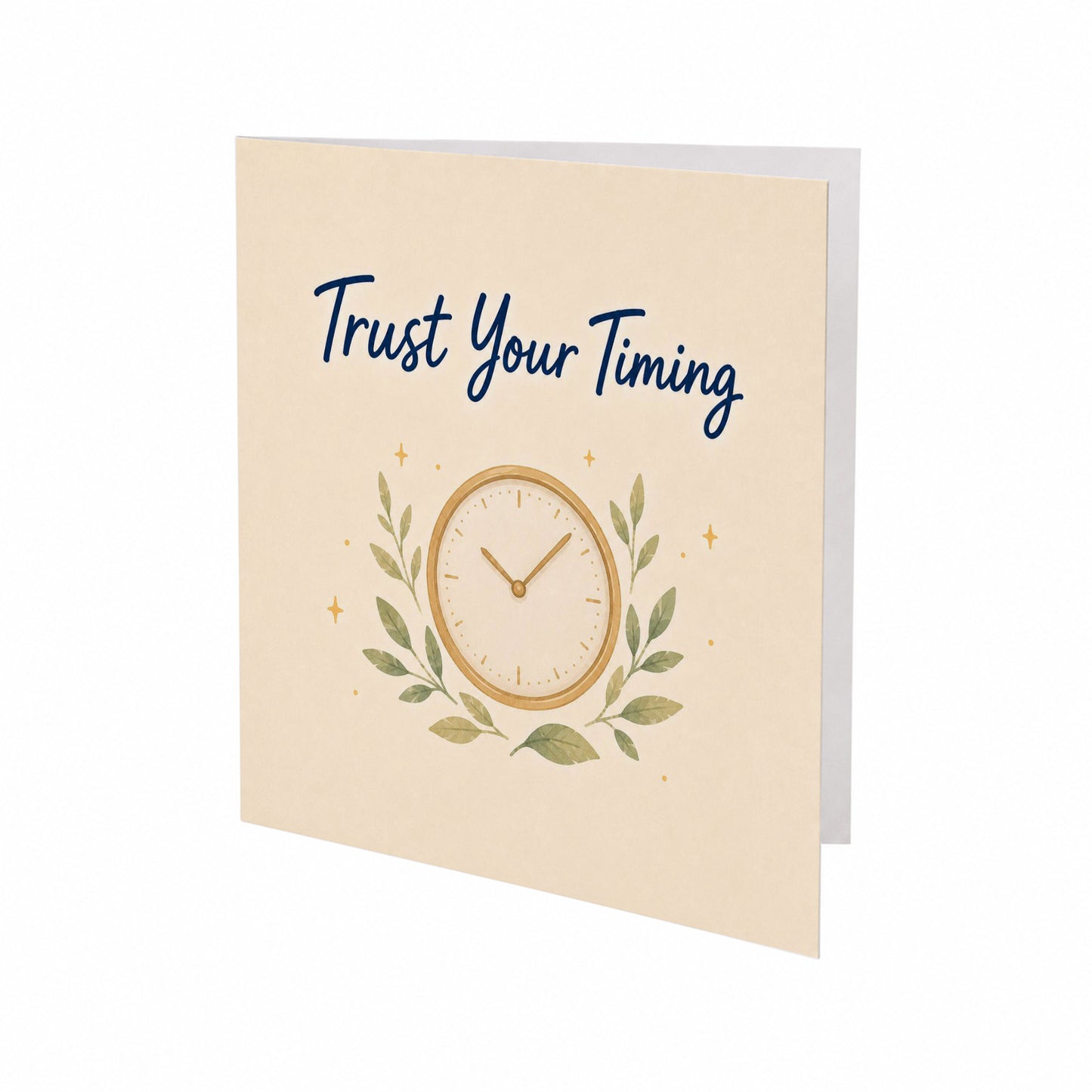 Trust Your Timing Encouragement Card Patience, Waiting Season