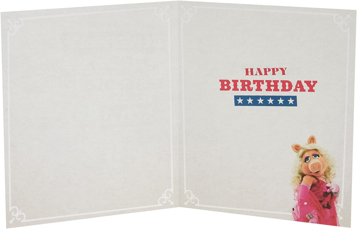 Disney The Muppets Miss Piggy Design Birthday Card