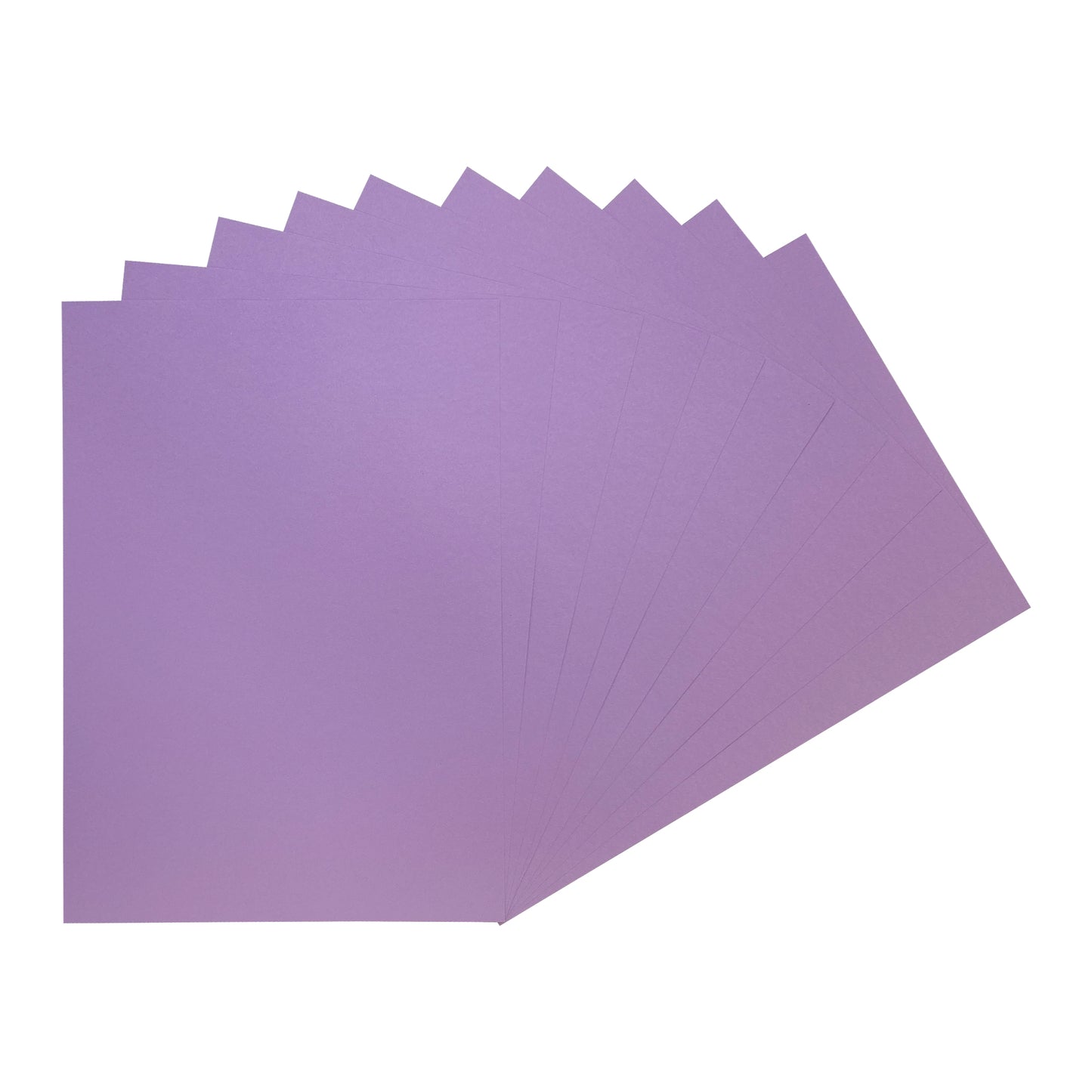 Pack of 50 A4 Light Purple Coloured Card 160gsm Sheets