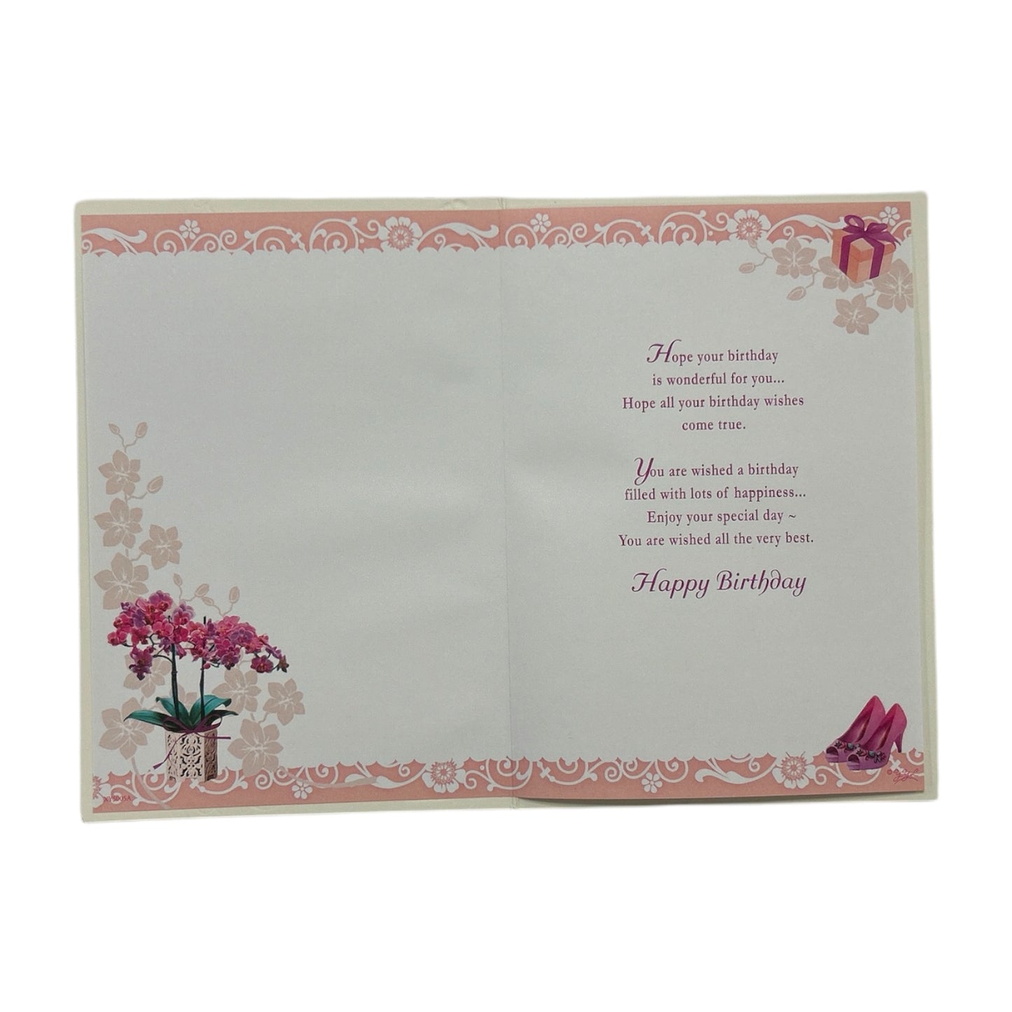 Dear Granny Gift and Shoes Design Birthday Card