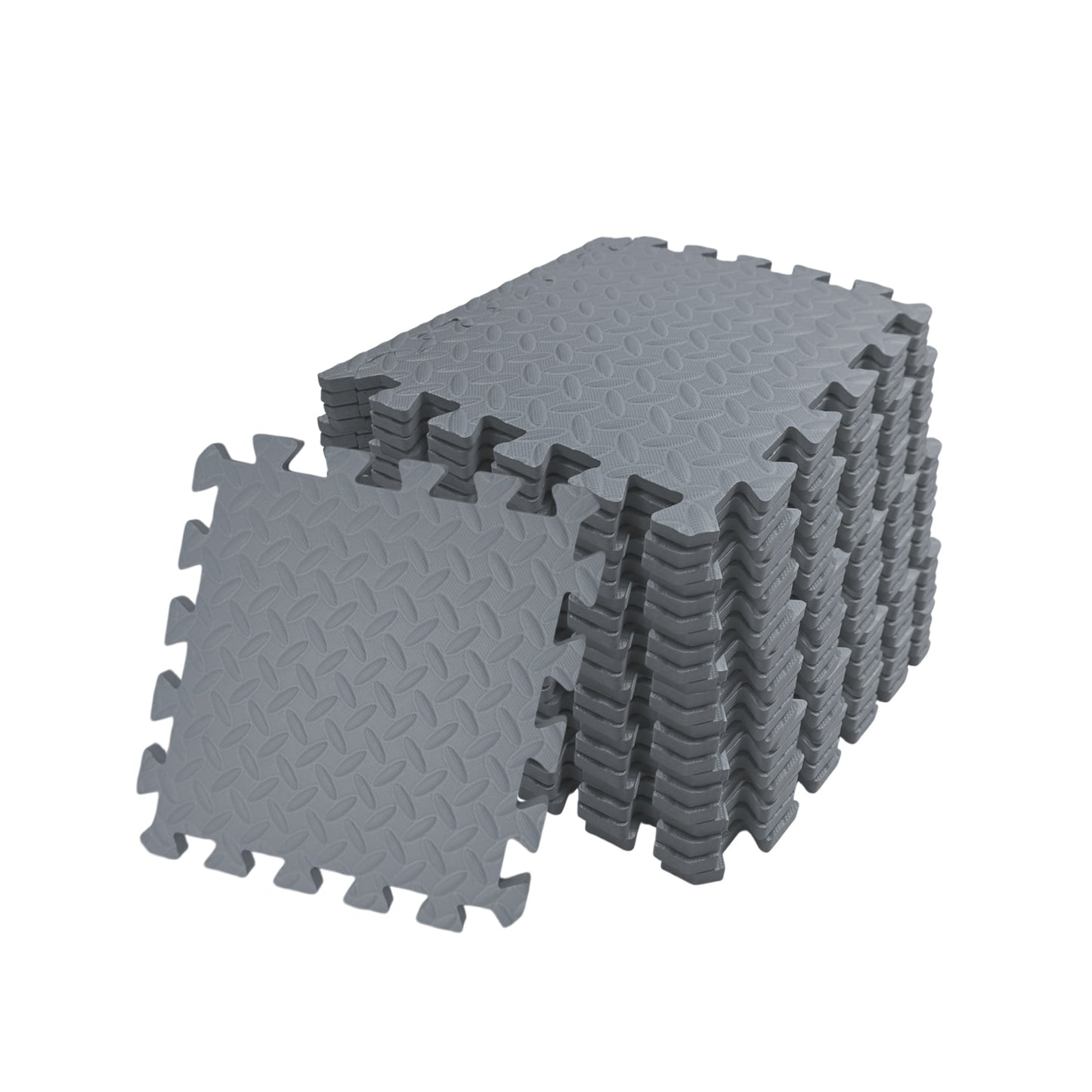 Pack of 4 30x30cm Grey Coloured 1cm Thick EVA Foam Mats