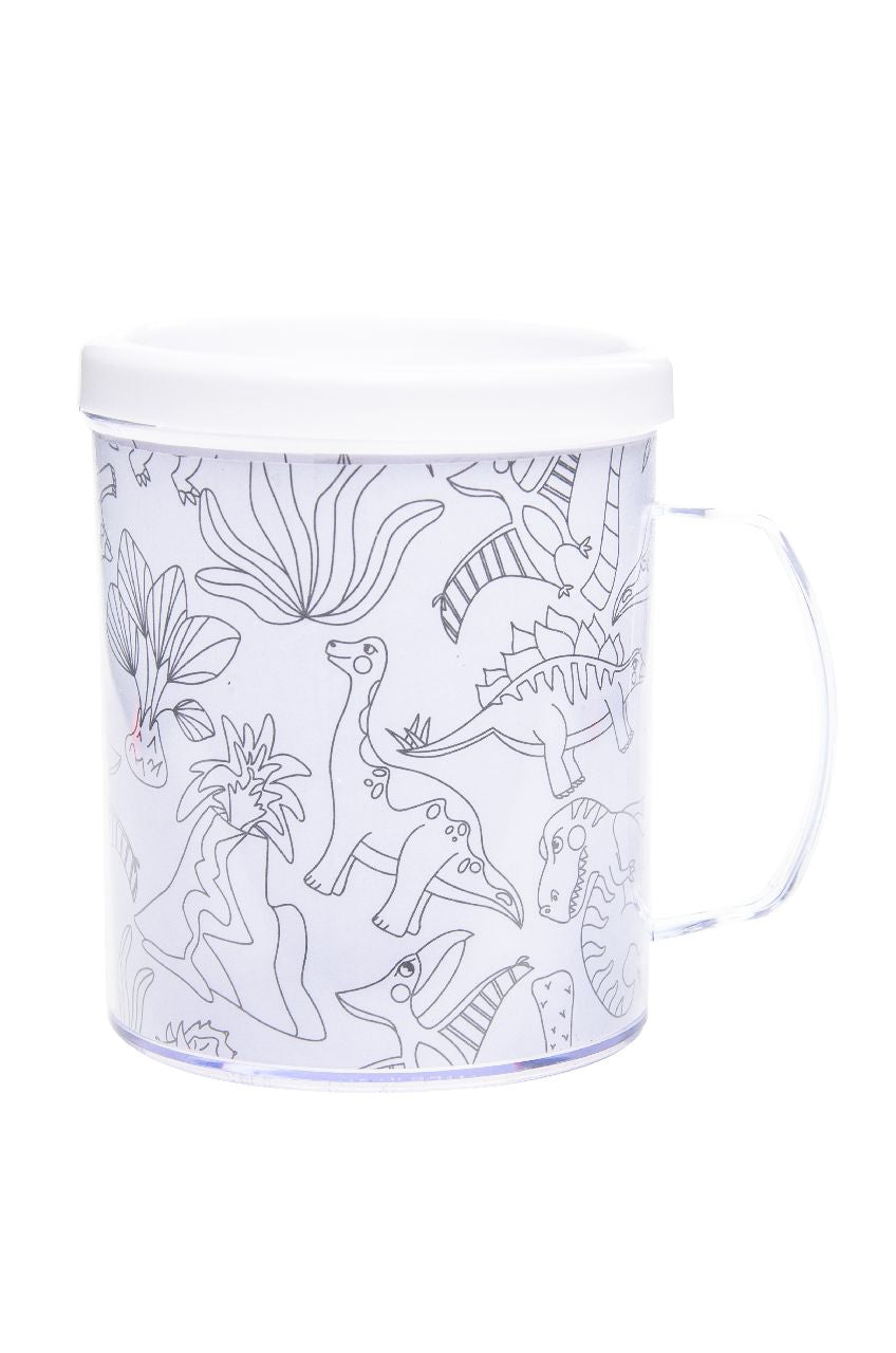 Dinosaur Theme Color Your Own Mug