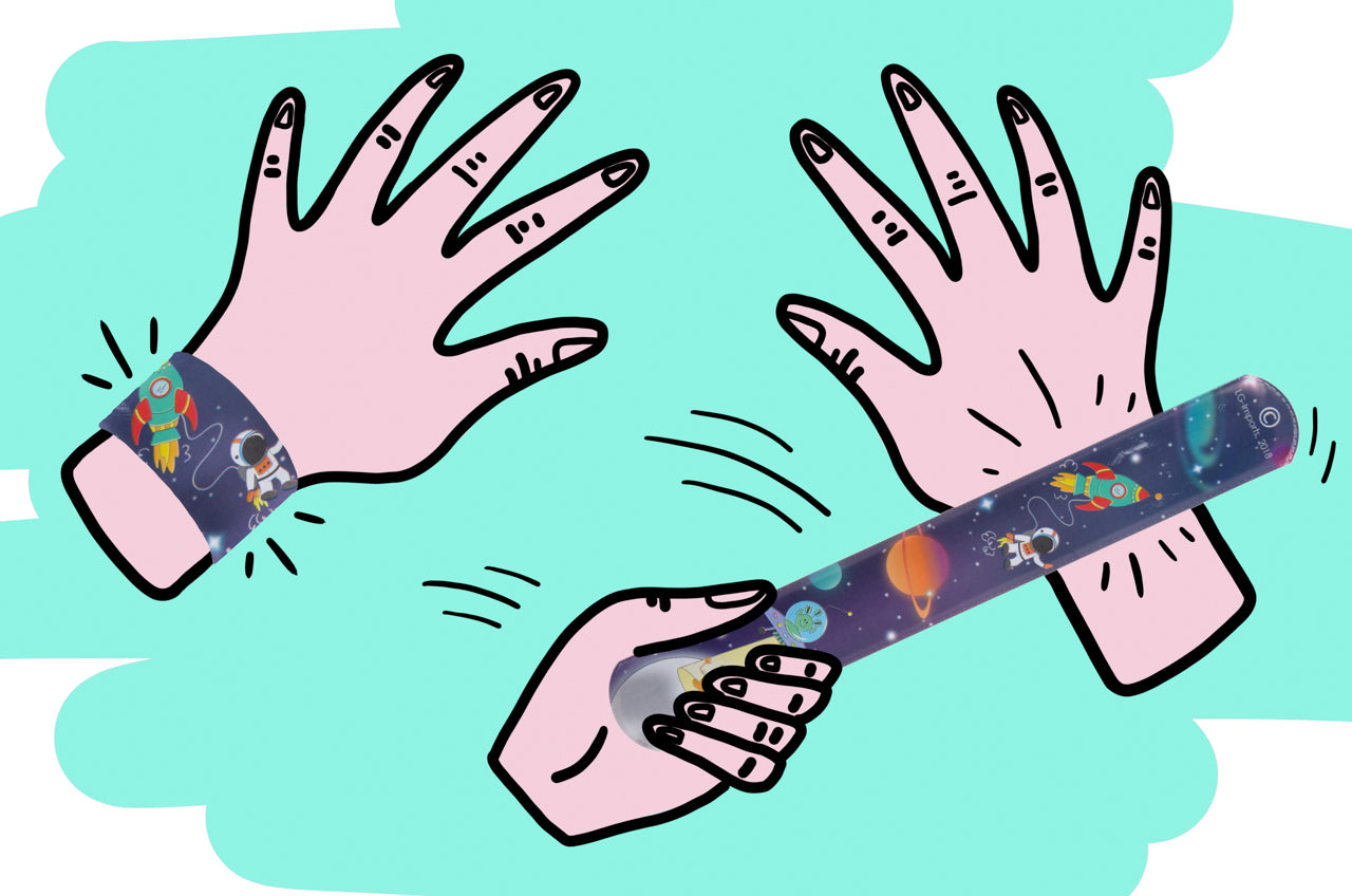 Pack of 36 Space Snap Bracelets