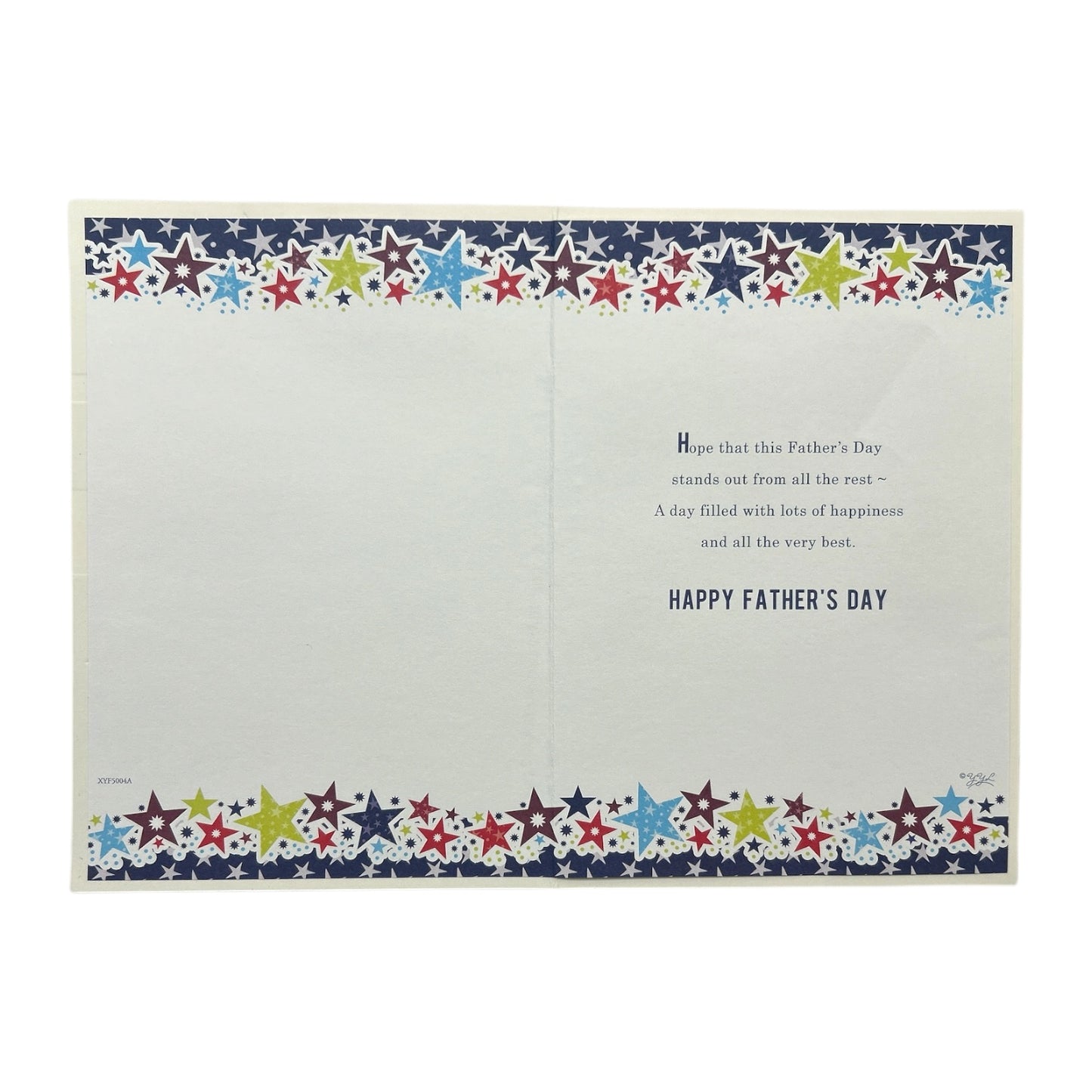 Especially For You Star Design Blue Father's Day Card