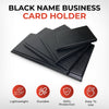 20 Pocket Black Name Business Card Holder by Janrax
