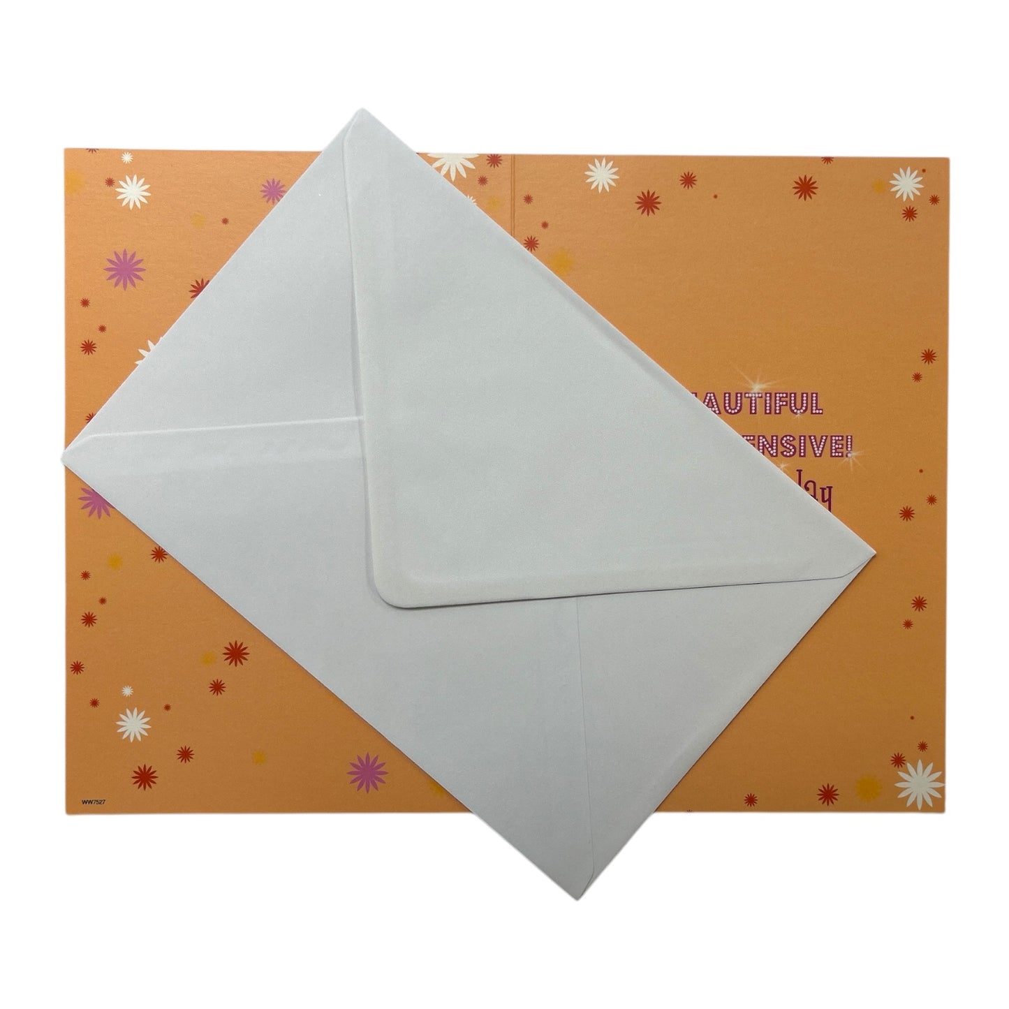 40th Female Sparkling Diamond Witty Words Birthday Card