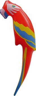 Inflatable Parrot 48cm