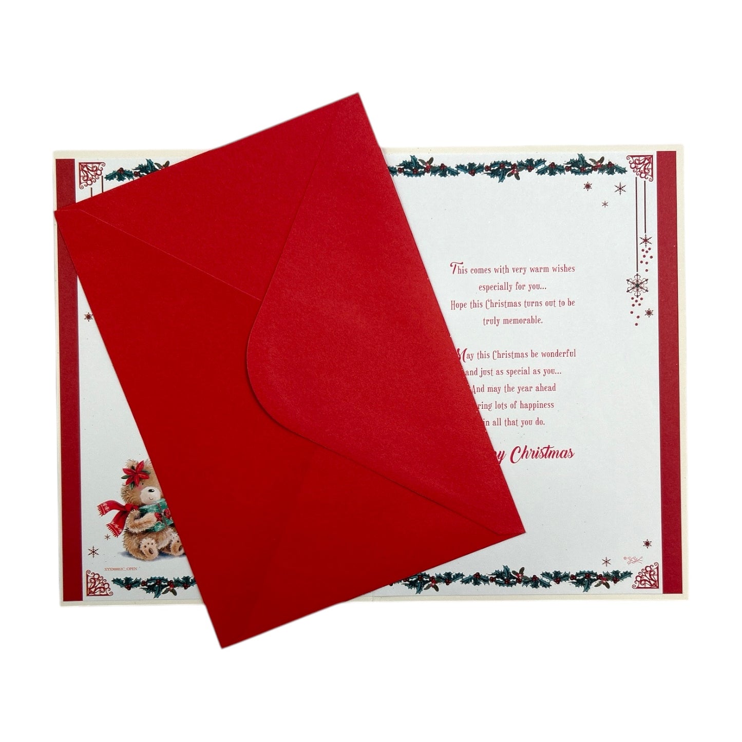 Beautiful Couple Bears Design To a Special Couple Christmas Card