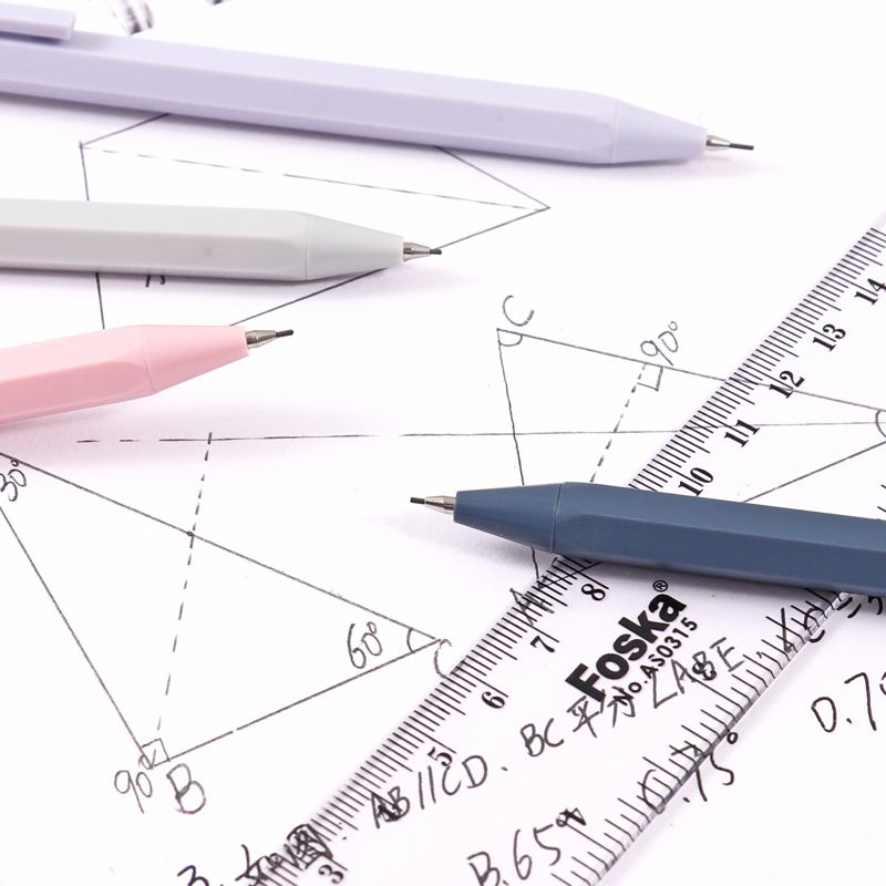 Pack of 48 0.5mm Hexagon Mechanical Pencils