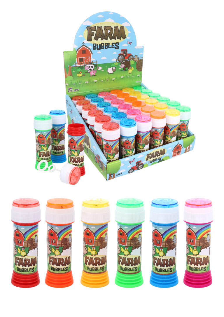 Farm Animal Bubble Tub with Wand (50ml)