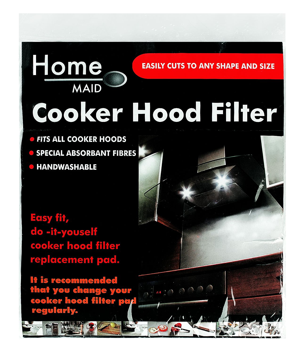 Cooker Hood Filter 47x 57cm Fits Most Types Special Absortant Fibres
