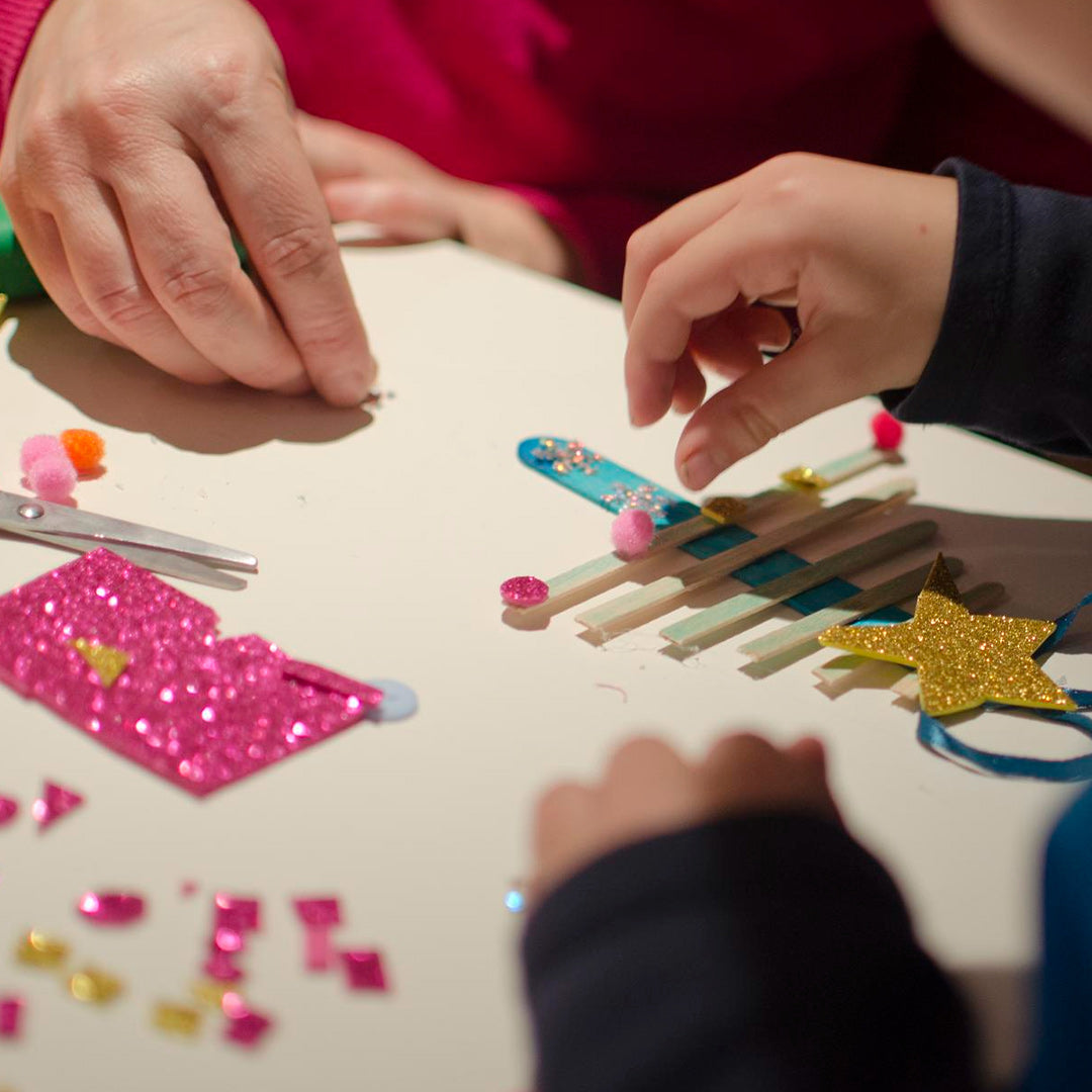 Pack of 10 A4 Rose Gold Glitter Eva Foam Sheets