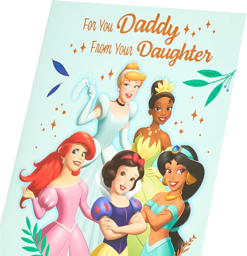 Princess Design for Daddy from Daughter Father's Day Card