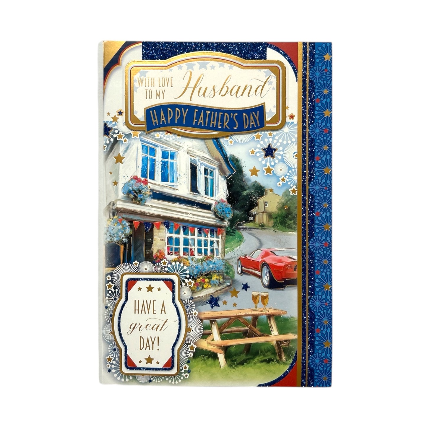 To My Husband Beautiful House Design Father's Day Card