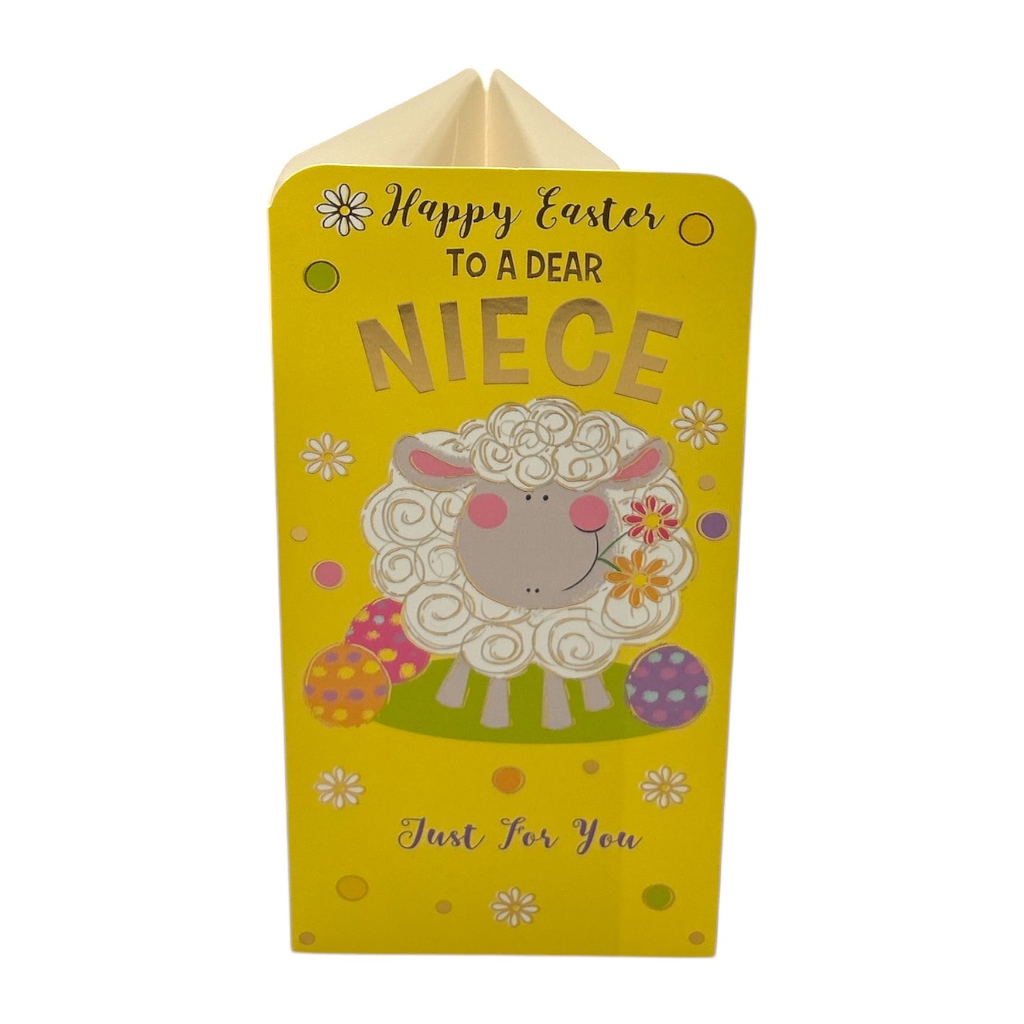 To A Dear Niece Cute Easter Money Wallet Card