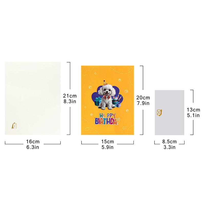 Party Pup Cheerful Dog Themed Birthday Card