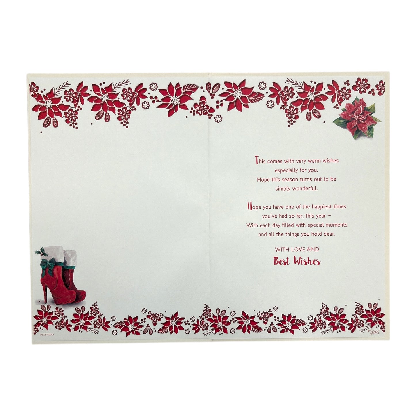 To a Special Daughter Shoes and Purse Design Christmas Card