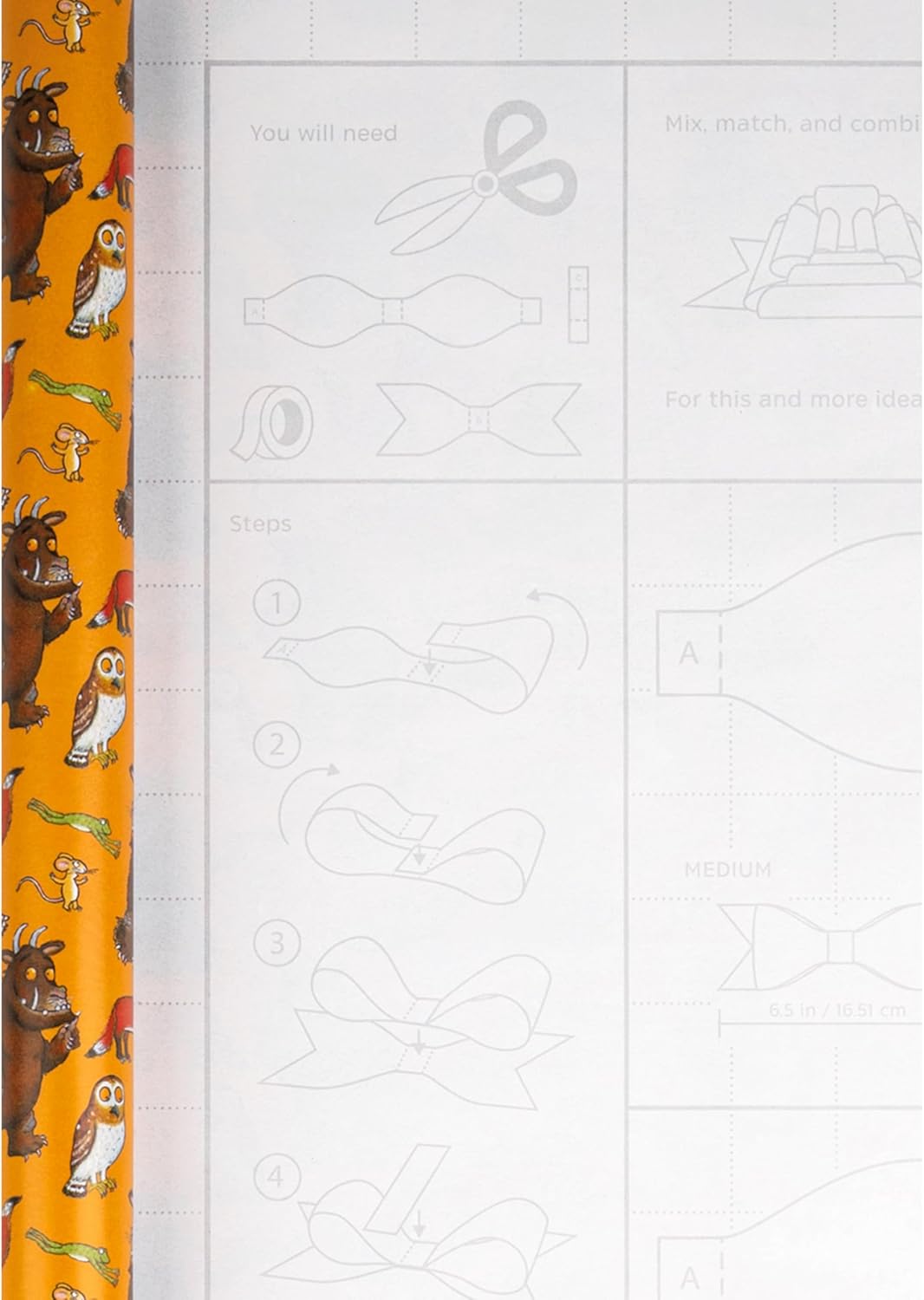 The Gruffalo Wrapping Paper Multipack 6m 3 x 2M Rolls