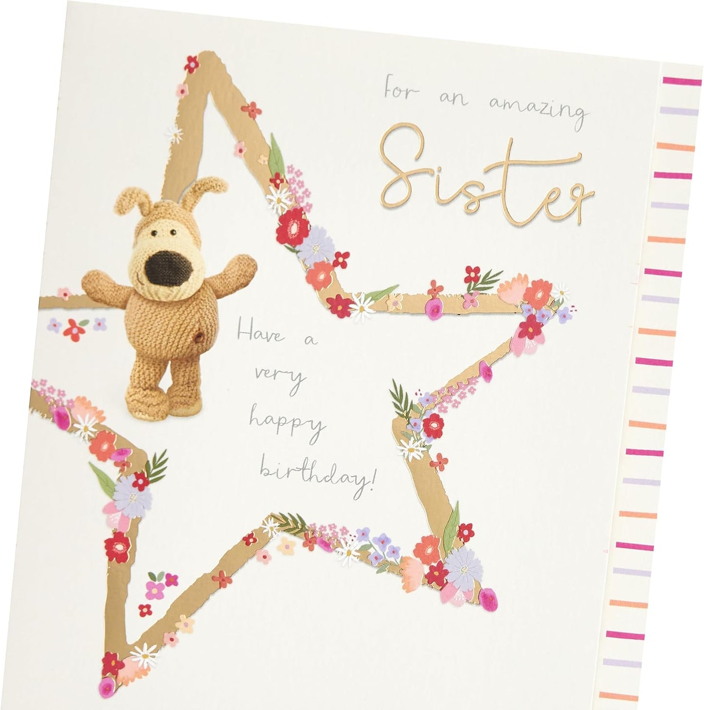 Boofle Inside Star Sister Birthday Card