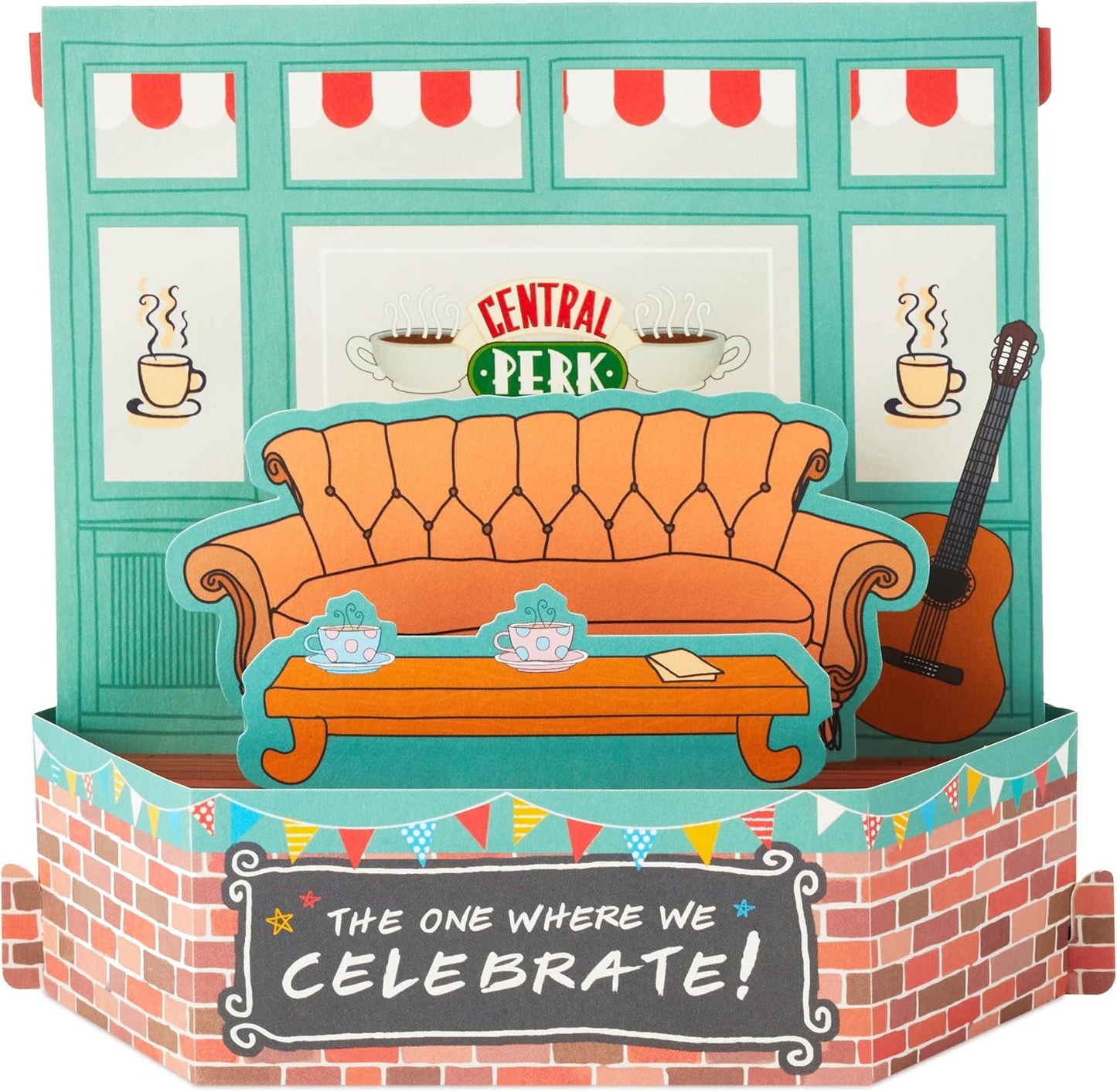 Warner Bros FRIENDS Paper Wonder Collection 3D Pop Up Birthday Card